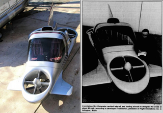 Illustration for article titled Flying Car Prototype From 1990 Going Up For Auction